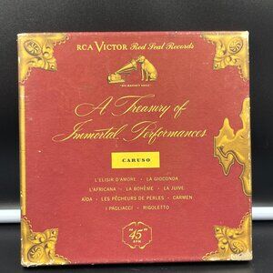 RCA Victor Red Seal Records A Treasury of Immortal Performances CARUSO 45 RPM